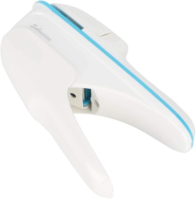 Stapleless Stapler, Stapleless No Holes ABS Material Staple Stapler Stapleless Staplers with Labor Saving Structure for Stapling