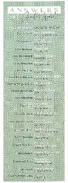 Answers in God's Word Bookmarks, 25 Bookmarks