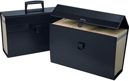 Pendaflex Portafile Expanding Organizer, 15 1/8"x 10 5/8", Black (01156)