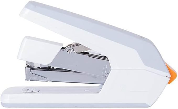 KUYWLMKMZZ Desk Stapler Office Stapler Labor-Saving Stapler Desktop Stapler Office Desktop File Sorting Suitable for Office File Binding and Finishing School Supplies (Color : White)