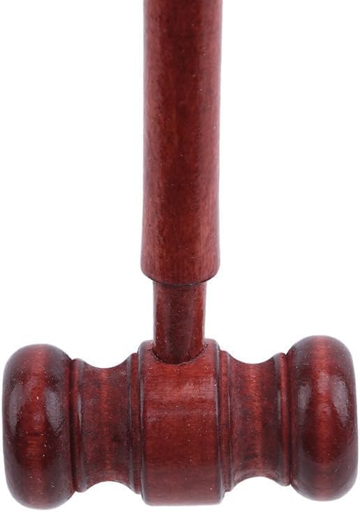 Brown Handmade Wooden Gavel, Auction Gavels, Vintage Judge Gavel, Props and Clothing Accessories,Desk Accessories and Workspace Organizers School Supplies