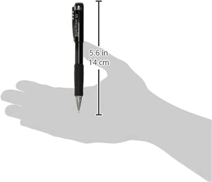 Pentel Twist Erase III Mechanical Pencils 0.7mm - Pre-Loaded Super Hi Polymer HB Lead, Assorted Barrel Colors, Pack of 3