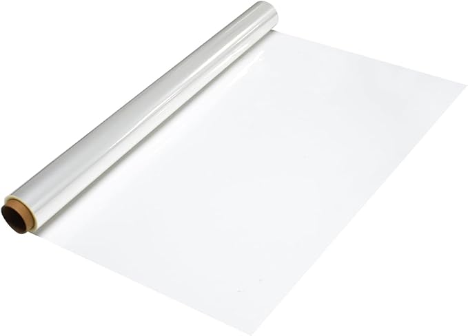 15 Pack Static Dry Erase Sheets, Transparent Dry Erase Wallpaper Whiteboard Sticker Wall 31.5 x 24 Inch
