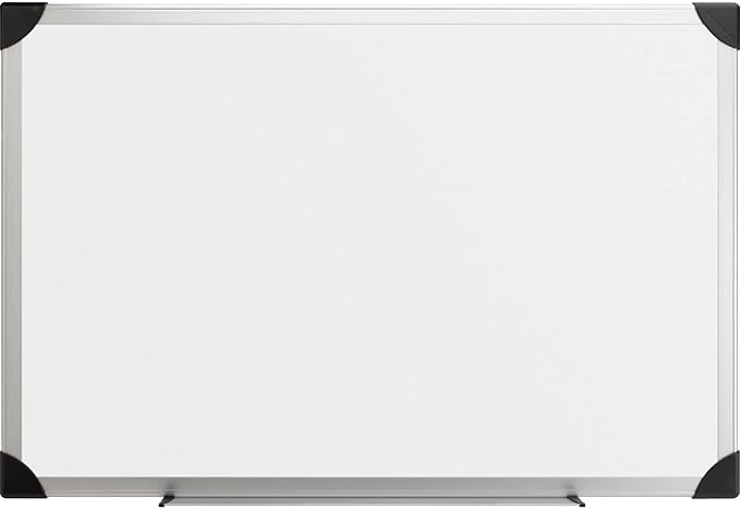 Lorell 55651 Dry-Erase Board, 3'x2', Aluminum Frame/White