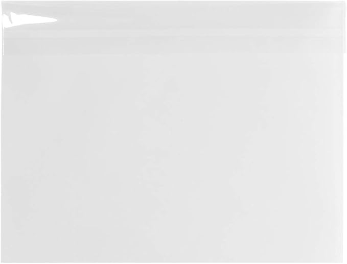 JAM PAPER Cello Sleeves with Self Adhesive Closure - 5 7/8 x 4 1/2 - Clear - 100/pack