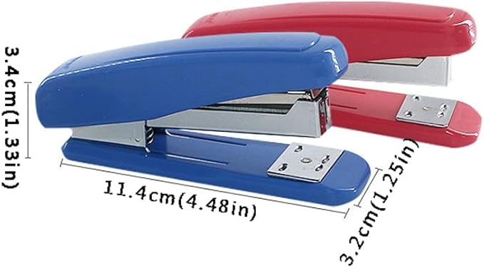 KUYWLMKMZZ Desk Stapler Simple Student Stapler Desktop Stapler 20-Page Capacity Document Binding Desktop Office Student Supplies Tool Staplers for Desk School Supplies (Color : C)