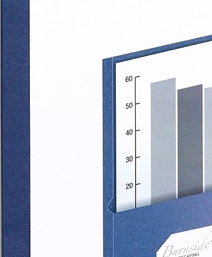 Staples 2-Pocket Paper Folders, Dark Blue – Letter Size School & Office Folders, 10-Pack