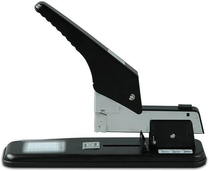 KUYWLMKMZZ Desk Stapler Staplers Office Heavy Duty 210 Pages Capacity Suitable for Study and Office Document Binding Practical Office Supplies Black School Supplies (Color : A)