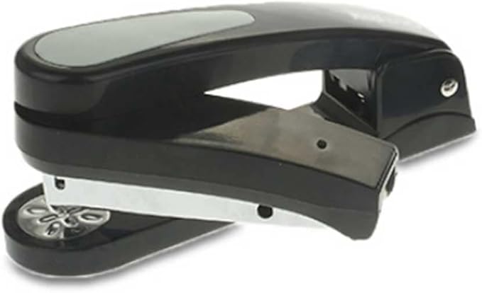 Rotary Medium Stapler Binding 20 Pages Rotated 45 Degrees Without Staples for Paper Binding School Office Accessories(Blue)