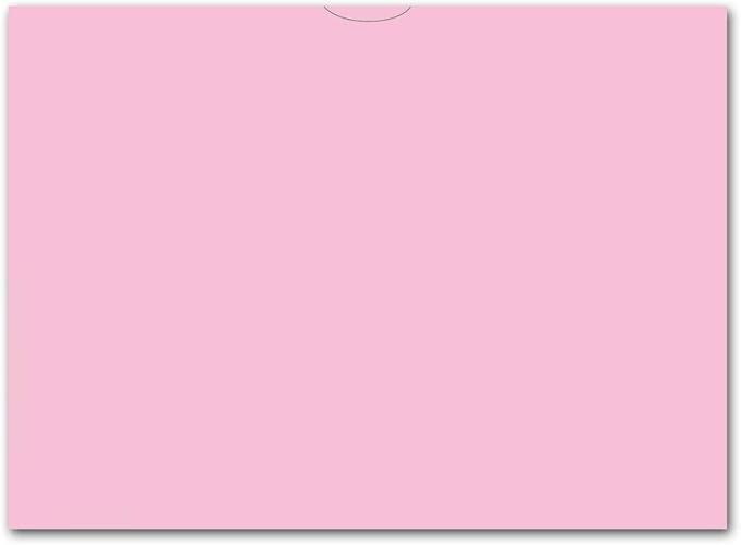 Plain Blank Vehicle Deal Envelopes 9x12 Deal Jackets (100 Shrink Wrapped) (Pink)