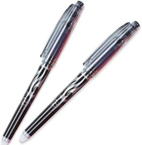 Pilot, FriXion Point Erasable & Refillable Gel Ink Pens, Extra Fine Point 0.5 mm, Pack of 2, Black