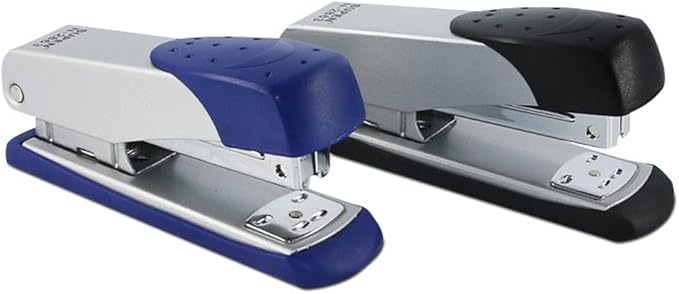 KUYWLMKMZZ Desk Stapler Standard Stapler Desktop Stapler Document Binding Desktop Stabler Office Student Supplies Staplers for Desk 25 Pages Capacity School Supplies (Color : B)