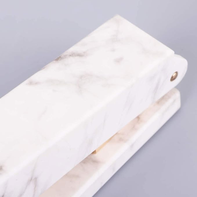Marble Stapler - Creative Desktop Binding Supplies Student Medium and Small Stapler(E)