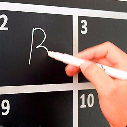 White Liquid Chalk Marker Pen,Erasable Marker Pen,Fine Tip Chalk Marker,Dry Erase Marker Pen for Chalkboard, Mirrors Glass, Writing Correction Supplies