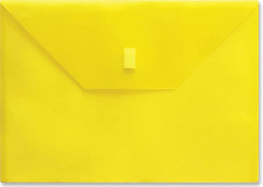 Lion Design-R-Line Poly Envelope, 9 3/8 x 13 Inches, Transparent Yellow, Pack of 6 (22080-YW-6P)