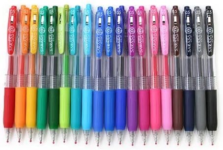 Zebra Sarasa Clip Pen 0.5, Yellow (JJ15-Y)