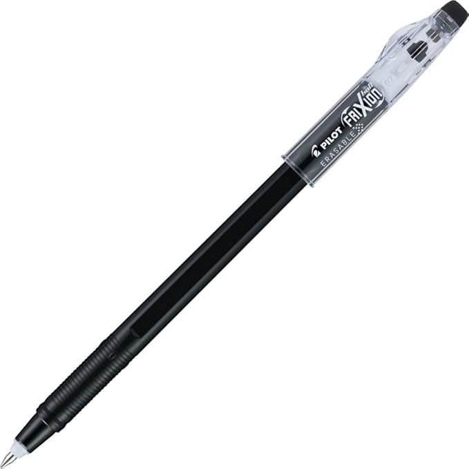 PILOT FriXion ColorSticks Erasable Gel Ink Stick Pens, Fine Point, Black Ink, 12 Count (13219)
