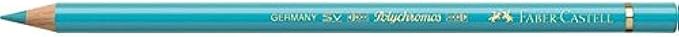 Faber-Castell Polychromos Artists' Single Pencil - Colour 154 Light Cobalt Turquoise