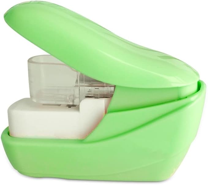 Desk Stapler Needle-Free Stapler Portable Small Stapler Desk Accessory Nail 5 Pages Suitable for Student Office Or School Desk School Supplies (Color : B)