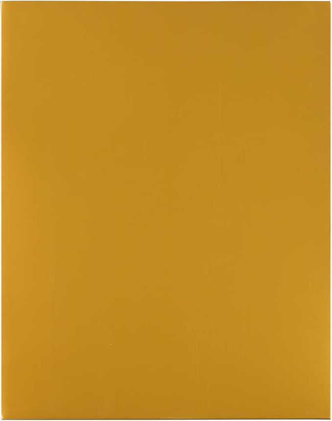 JAM PAPER Laminated Two Pocket Glossy School Folders - Letter Size - High Gloss Gold - 6/Pack