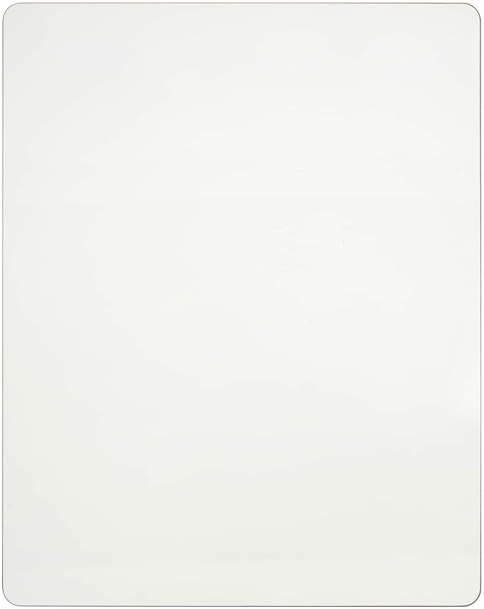 Make Market Sublimation Dry Erase Board – 8" x 10" Whiteboard for Custom Printing, Single-Sided, MDF with Polyester Coating, 12 Pack