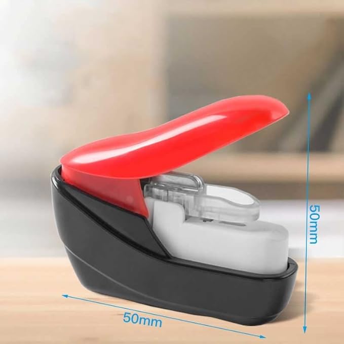 Stapler Office Needle-Free and Nail-Free Student Supplies Book Ordering Hand-held Mini(E)