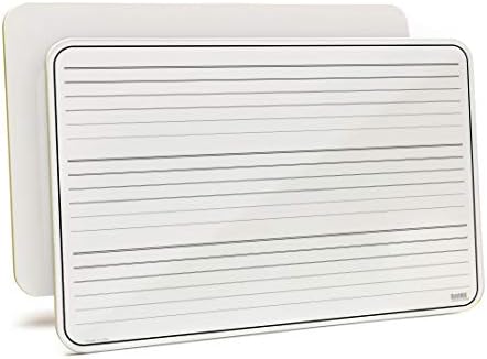 11" x 17" x 1/8" Dry Erase Music Lapboards for Guitar Lessons with 3 Sets of Guitar Strings, Made in The U.S.A.