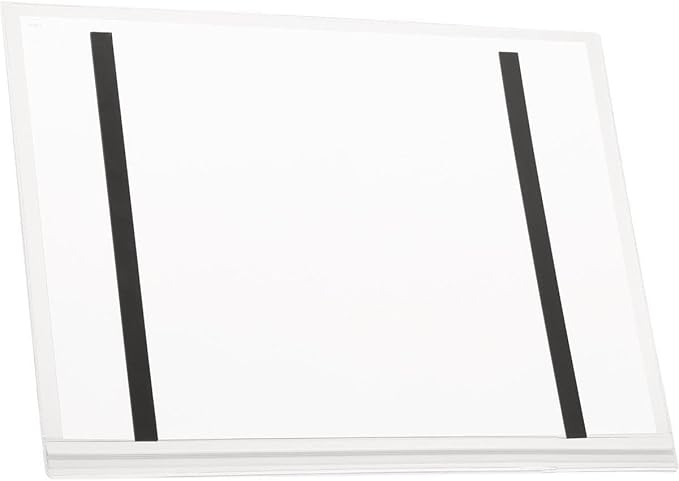 Durable Water-Resistant Tabloid Magnetic Sign Holder - Pack of 5 Transparent Document Holders - 11.7" x 16.5" Inches Document Display - IPX5 Tested and Perfect for Outdoor Information Displays