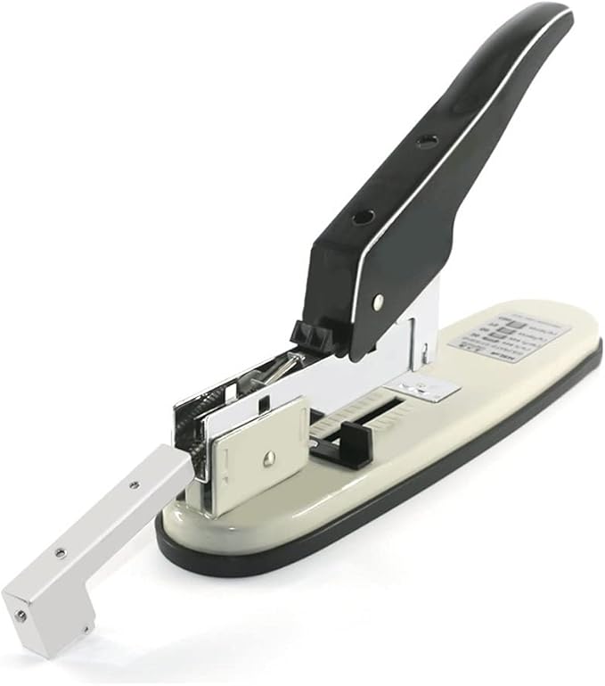 KUYWLMKMZZ Desk Stapler Heavy Duty Stapler Desktop Stapler 100 Pages Capacity Staplers Office Heavy Duty Document Binding Desktop Office Tool School Supplies (Color : A)
