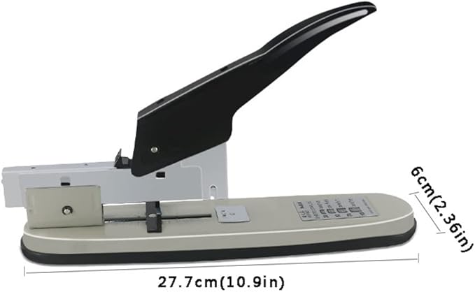 KUYWLMKMZZ Desk Stapler Heavy Duty Stapler Desktop Stapler 100 Pages Capacity Staplers Office Heavy Duty Document Binding Desktop Office Tool School Supplies (Color : A)