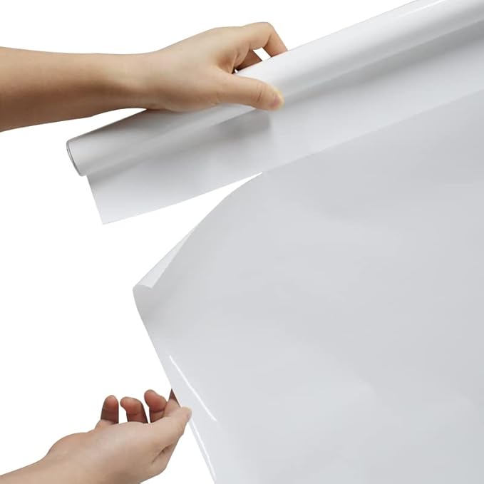 Dry Erase Board Sticker 31.5 x 24 Inch, Whiteboard Sticker for Wall, Pack of 15, White