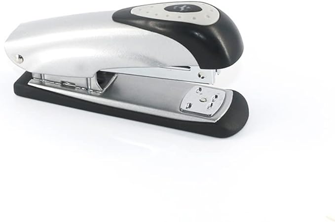 Desk Stapler Standard Stapler Document Binding Stabler Desktop Stapler Labor-Saving Office Student Supplies Staplers for Desk 25 Page Capacity School Supplies (Color : A)