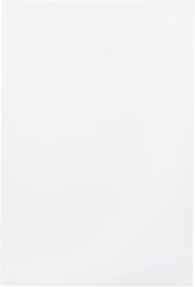 School Smart Folding Bristol Board, 12 x 18 Inches, White, Pack of 100
