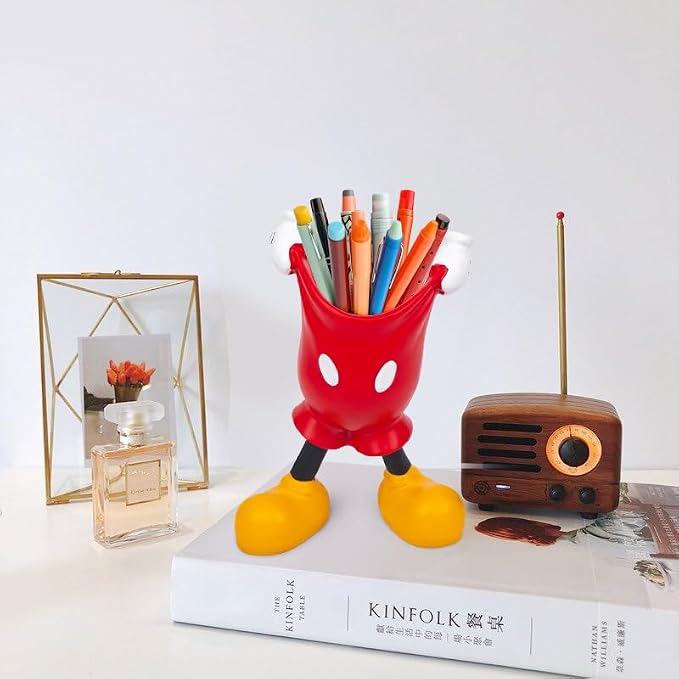 Cute Pen and Pencil Holder for Desk, Kids Small Desktop Marker Organizer and Storage Cup
