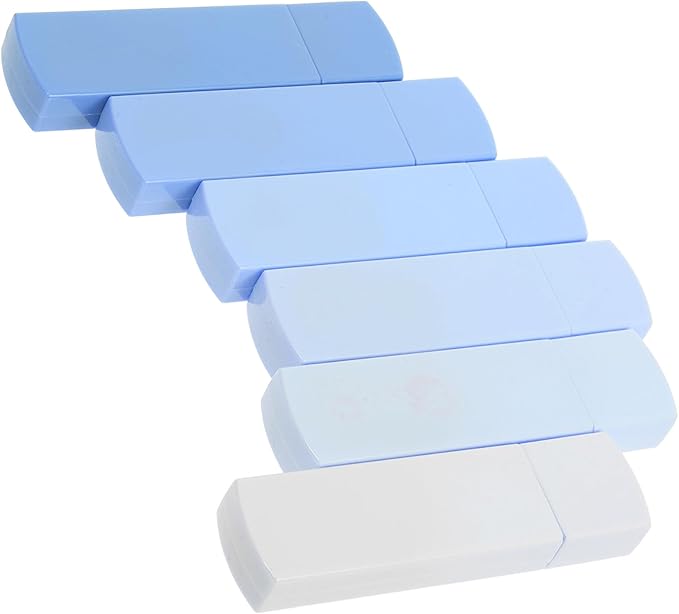 6pcs Stable Grip Correction Tape Roller Eraser Tape for Students Office Multipurpose Pen Compatible Bulk Pack