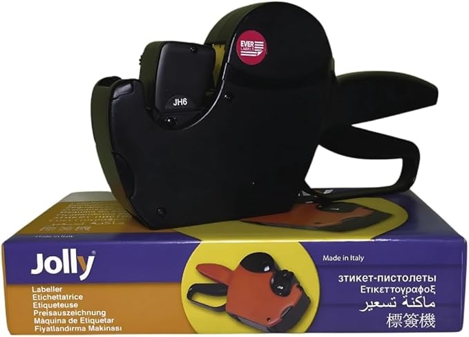 Price Gun Labels (MX-5500 Compatible) | Self-Adhesive Price Stickers for Retail, Supermarkets & Boutiques | Universal 1-Line Label Rolls for Pricing Guns & Tagging Tools (Price Label Gun)