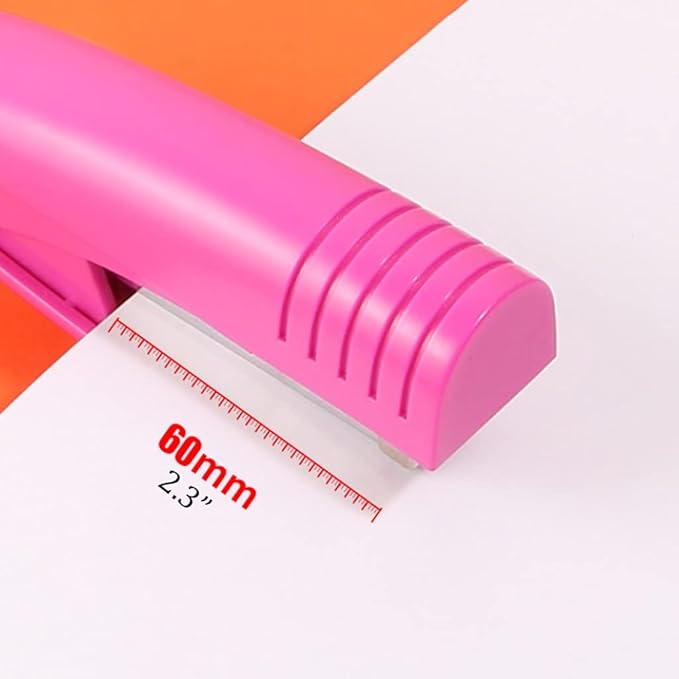 Creative Stapler Desktop Stapler 24/6 26/6, 25 Sheet Paper Capacity, Durable Hand-held Stapler for Office Desktop Or Home Office Supplies Stapler for Gifts Stapler (Color : Purple, Size : 5