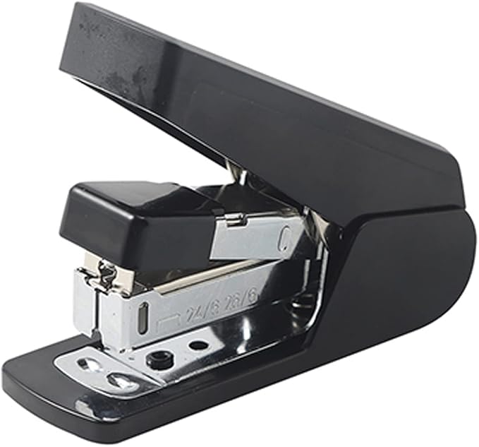 Desk Stapler Stapler Office Stapler Desktop Column Professional Stationery Can Hold 20 Pages Capacity Students Suitable for Office Document Binding School Supplies (Color : Black)