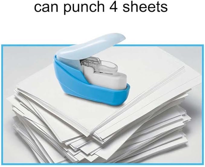 Stapler Office Needle-Free and Nail-Free Student Supplies Book Ordering Hand-held Mini(D)