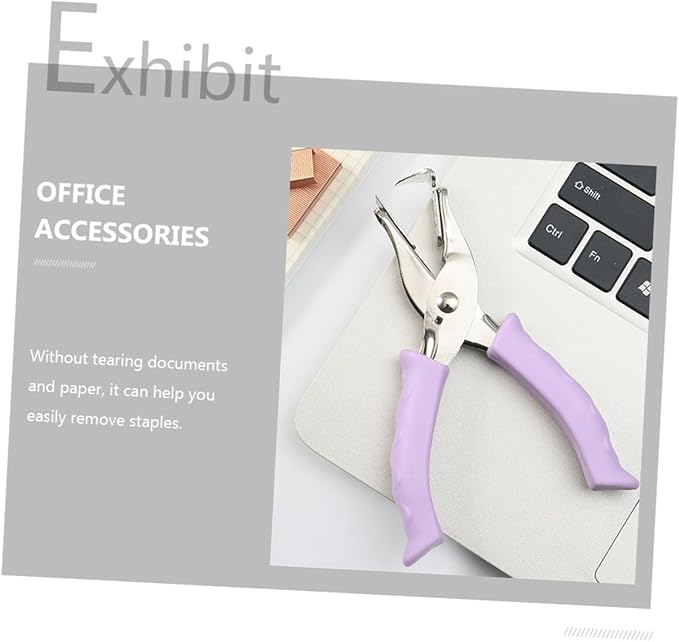2Pcs Handheld Staple Pullers Office Staple Removing Tools for School Home Workplace Easy Saving with Random Colors Random Color