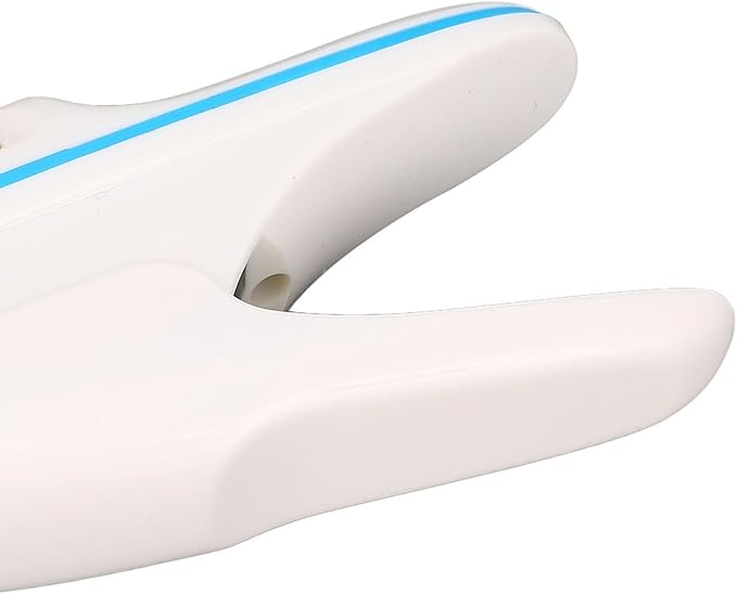 Zunate Stapleless Stapler, White Portable ABS for Home and Office Use, 8 Sheets A4 Paper Capacity No Staple Mechanism for Secure and Easy Binding Paper
