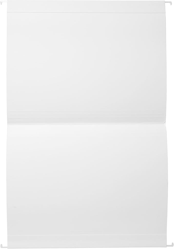 russell+hazel White Hanging File Folders, 10 Count, 11.75" x 9.3