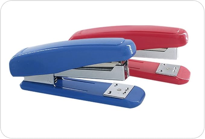 KUYWLMKMZZ Desk Stapler Simple Student Stapler Desktop Stapler 20-Page Capacity Document Binding Desktop Office Student Supplies Tool Staplers for Desk School Supplies (Color : C)