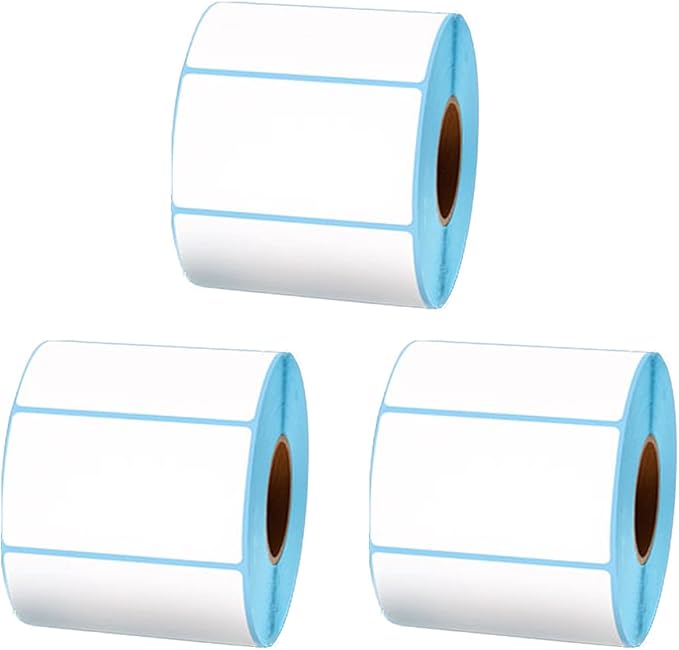 3 Roll Direct Thermal Shipping Labels, Width 70Mm Thermal Address Label Package Label for Labelling Envelopes and Filing,70×40mm×800