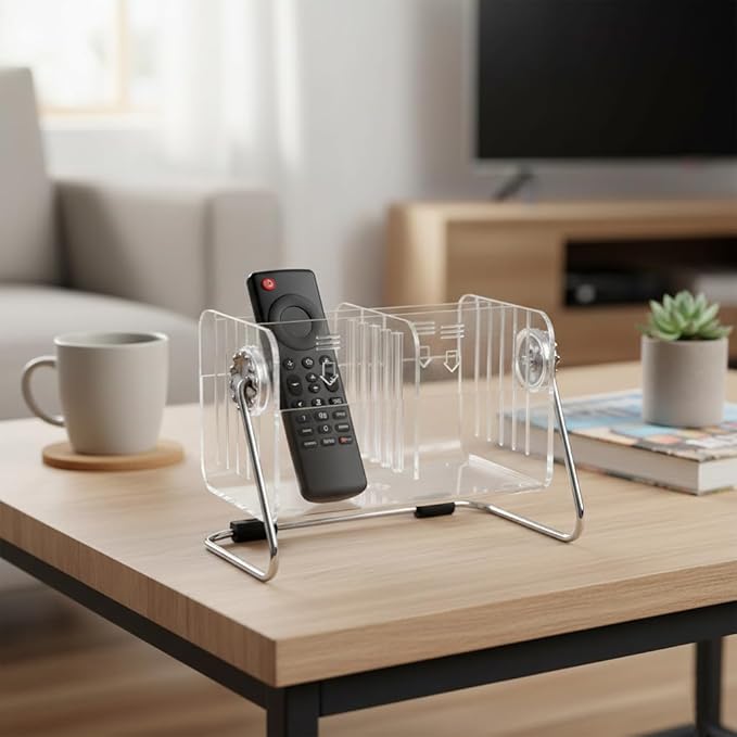 Lakeside Clear Desktop Remote Organizer