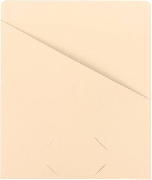 Smead Slash Jacket, Letter Size, Manila, 25 per Pack (75430)