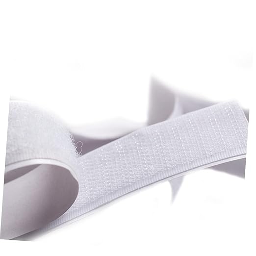 OUNONA Table Skirt Gripper Strips 10pcs Hook Loop Tape for Table Cover Sticky Mounting Strips