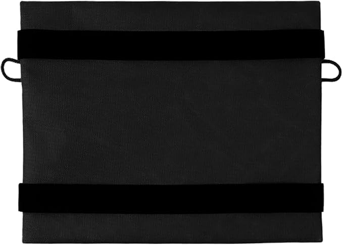 Adjustable Elastic Band Multi Pockets Pen Holder Zippered Office Supplies Organizer Caculator Cards Keys Sleeve Pouch for File Folder, Binder, Book, Journals, Notebook, 8.5 x 11.6 Inch, Detachable