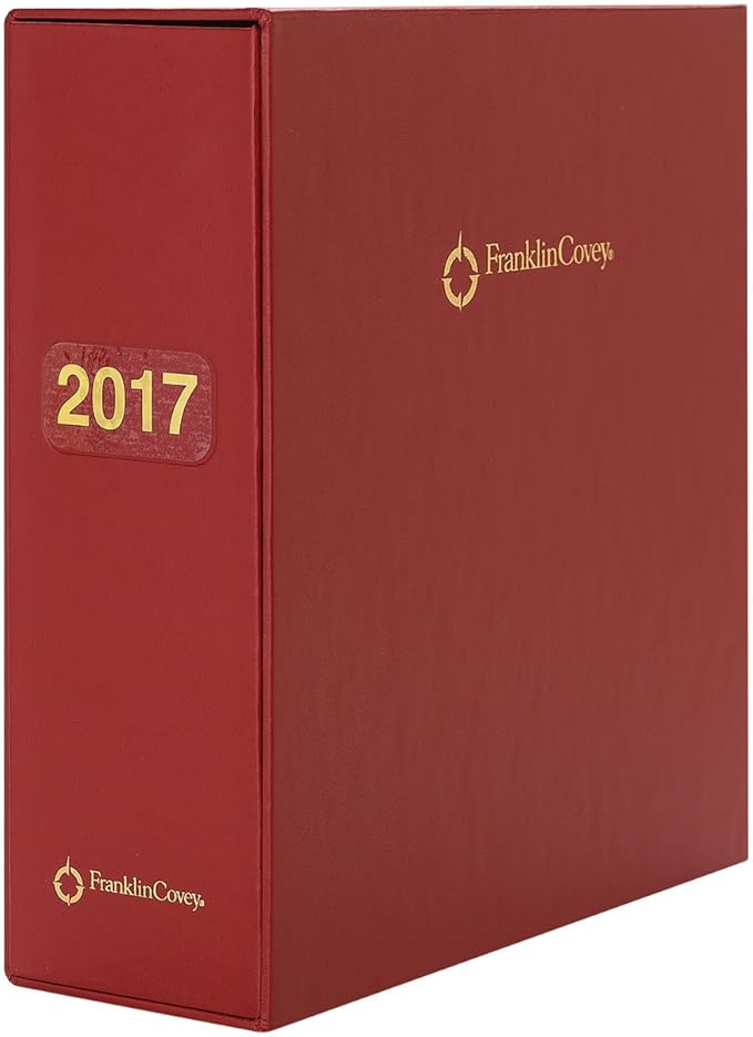FranklinCovey - Storage Sleeve for FranklinCovey Planners | Protect Past and Future Planner Pages (Classic, Red)
