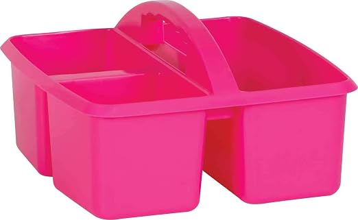 Teacher Created Resources Pink Plastic Storage Caddy